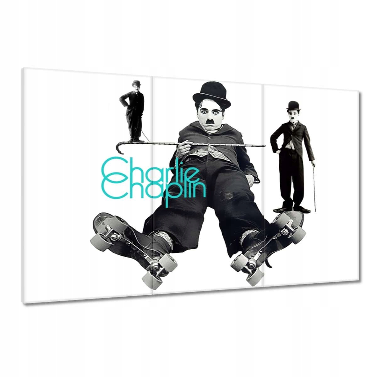 Obrazy 120x80 Charlie Chaplin Laseczka