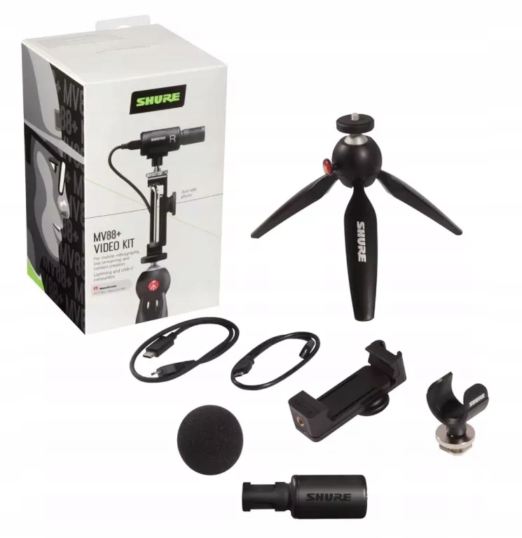 Mikrofon Pojemnościowy Wokalowy Shure MV88+