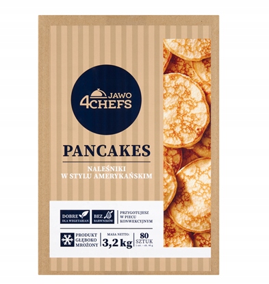 Levně Jawo 4CHEFS Pancakes zmrazené 3,2 kg