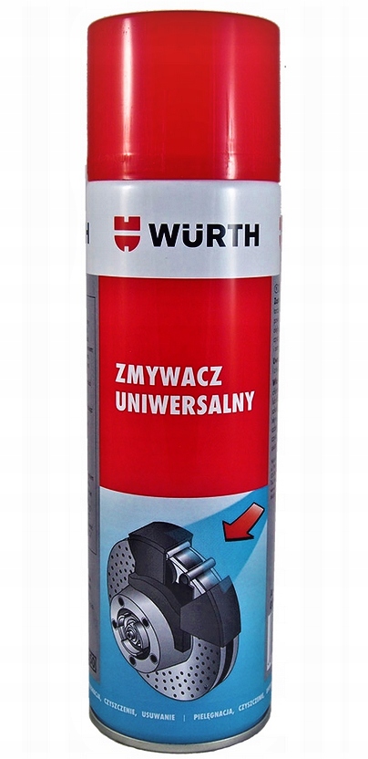 Zmywacz Uniwersalny Do Hamulców Plus 500 ml Wurth