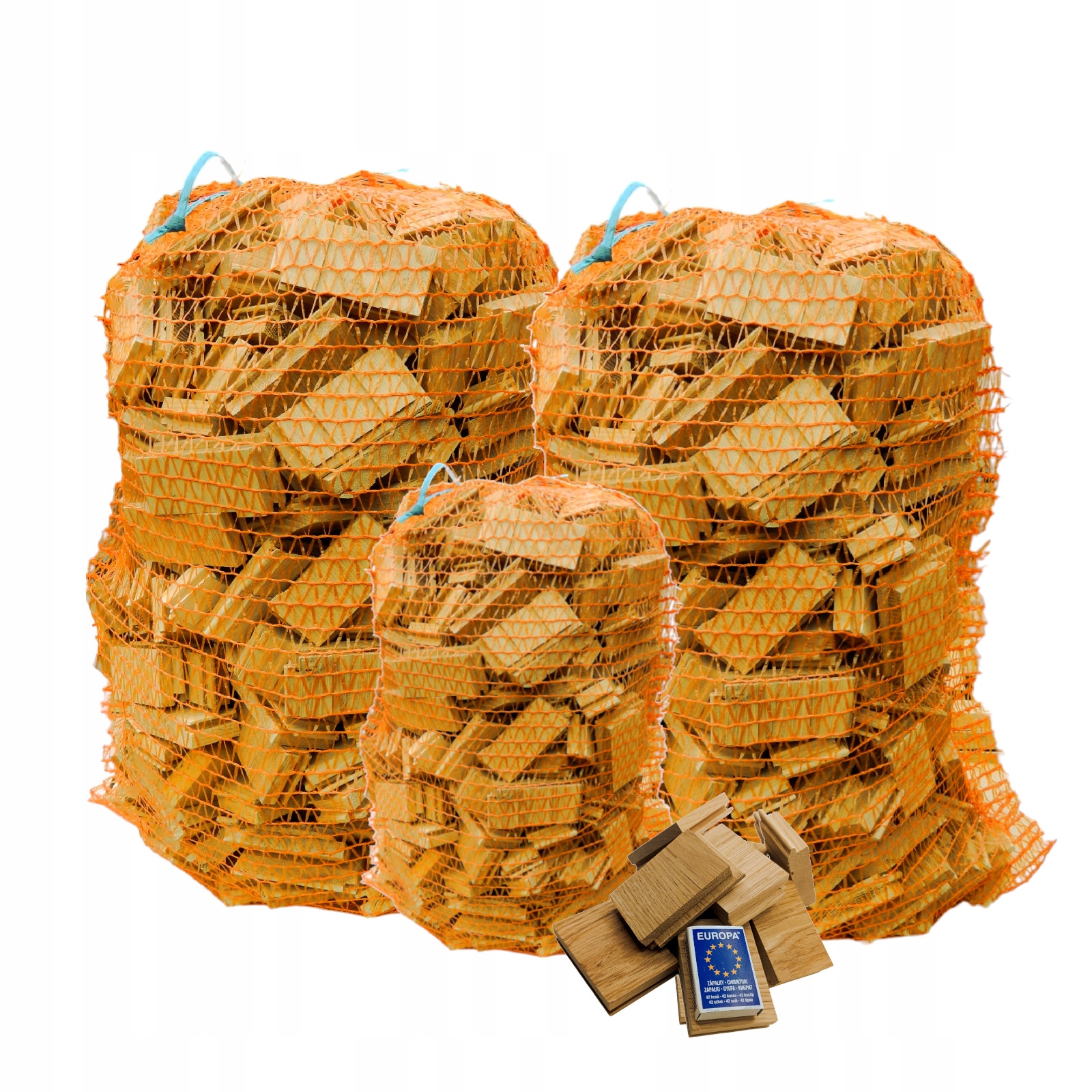 Rozpałka 75dm3 Drewno Ścinki Parkietu Podpałka Dąb 24kg Wood Oak Transwood