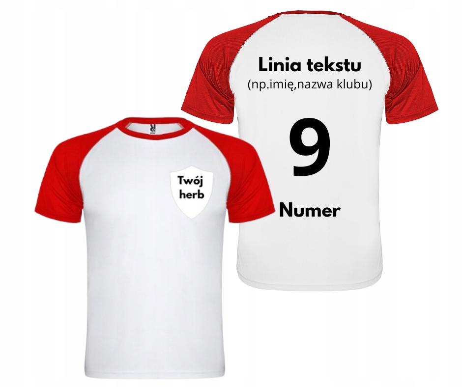 Sada 10 sportovních polyesterových triček s vaším potiskem