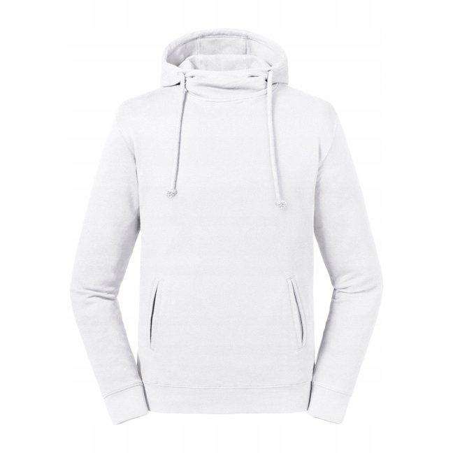 Mikina s límcem a kapucí Pure Organic, bílá vel. L