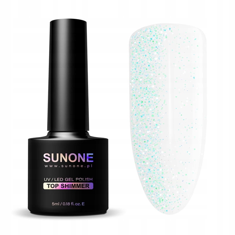 

Sunone Top Shimmer Z Holograficznymi Drobinkami