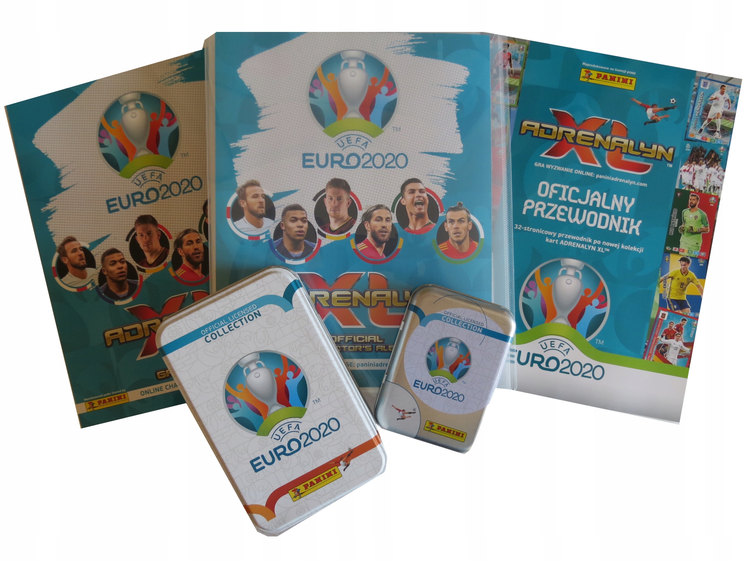 

Euro 2020 Album 2x Puszka Karty Piłkarskie Limited