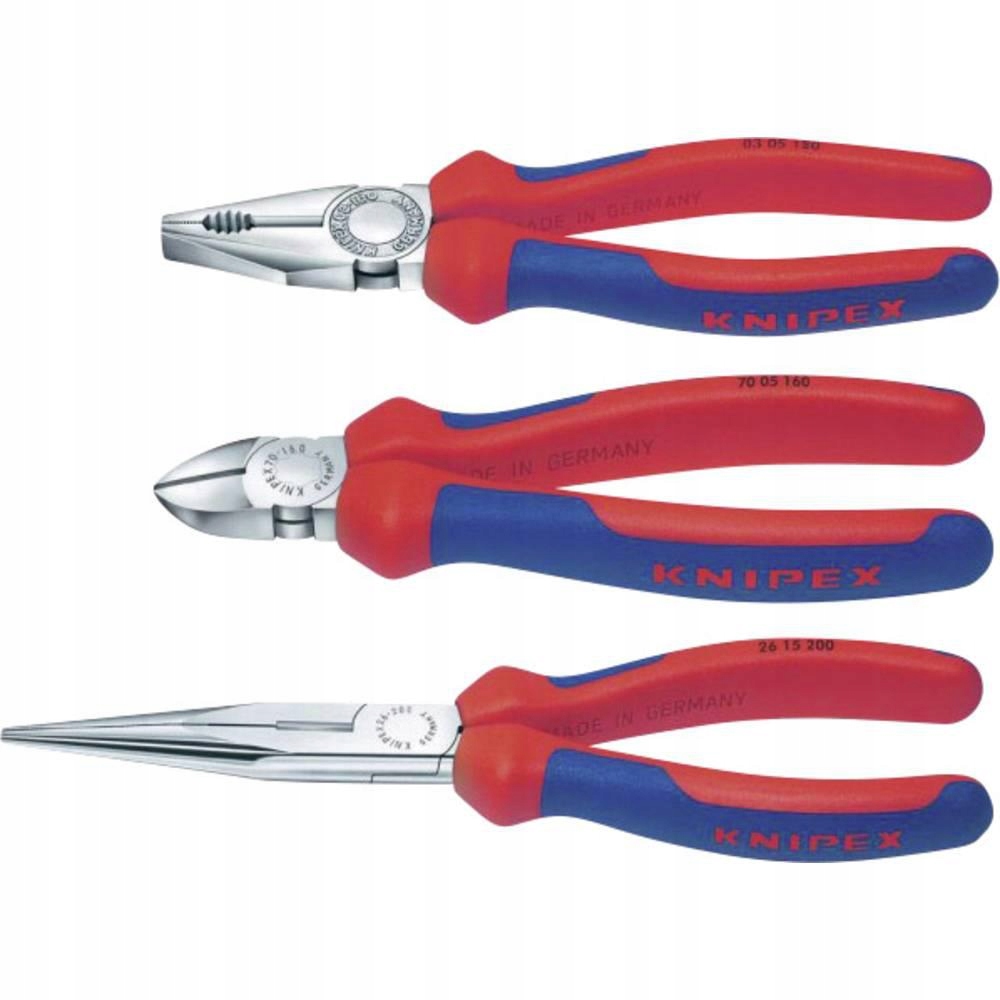 

Szczypce zestaw Knipex, 3 szt. w walizce