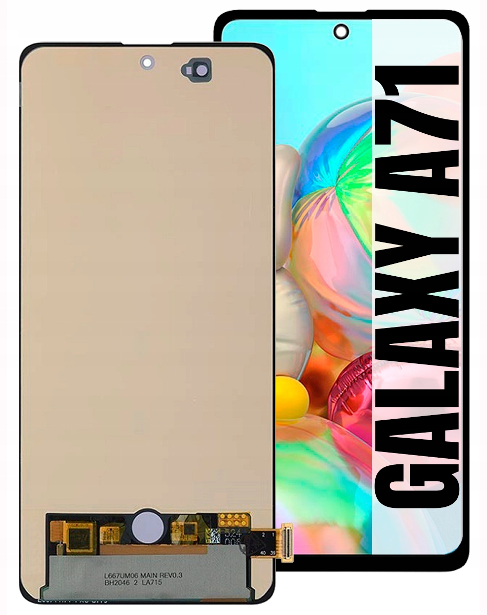 Displej Pro Samsung Galaxy A71 A715 Oled Plný Velikost 6,7 LCD Displej