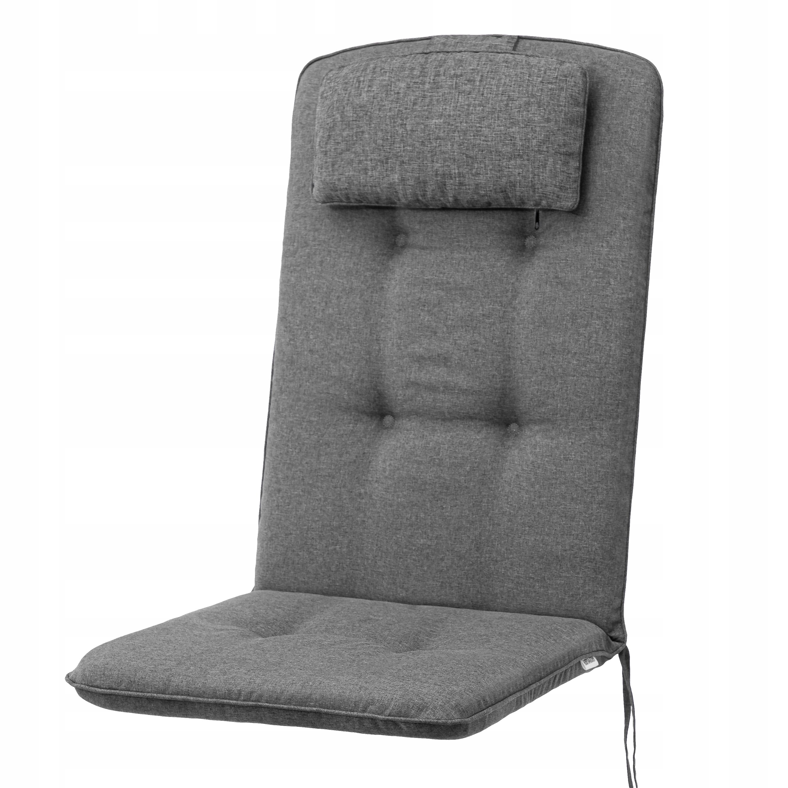 Polštář na zahradní židli s vysokým opěradlem 50x48, voděodolná Uv opěrka hlavy