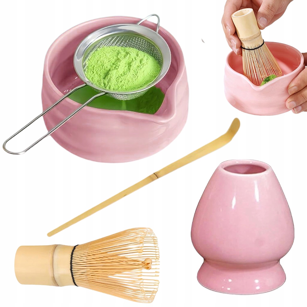 Levně 5 Ks Elegantní Sada Nástrojů Pro Matchu Šlehací Metla Lžíce Chasen Metla