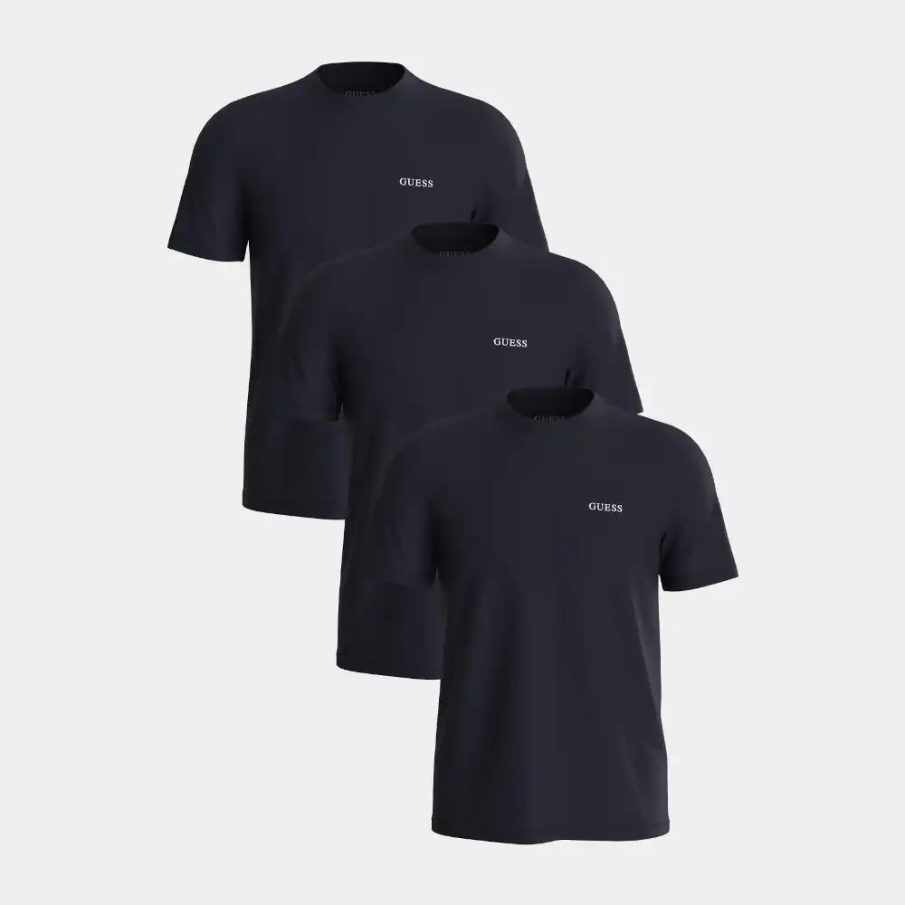 3pack černých pánských triček Guess M