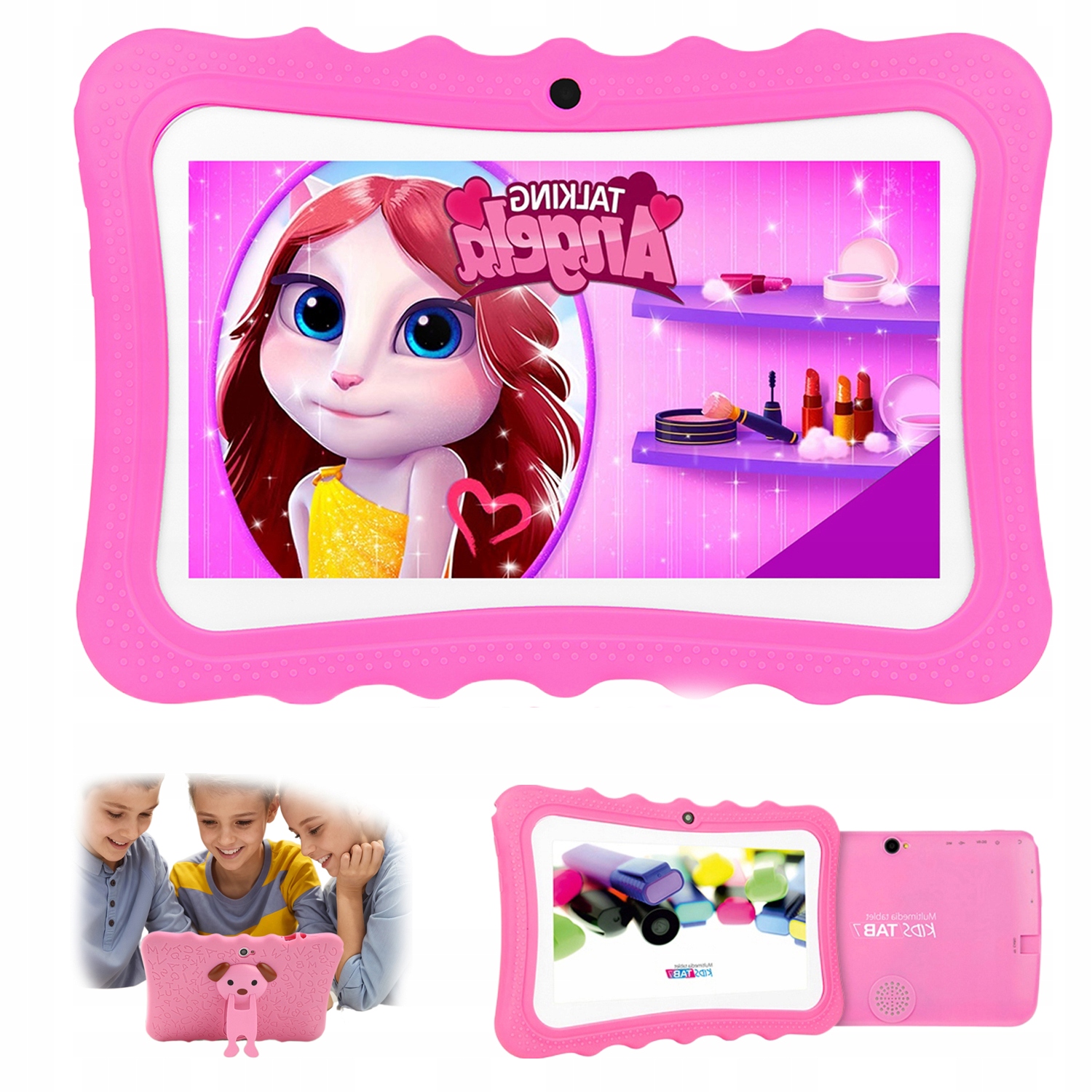 Tablet Dla Dzieci 7" Edukacyjny Gry Zabawki Android Wifi 2/32 Gb Zestaw