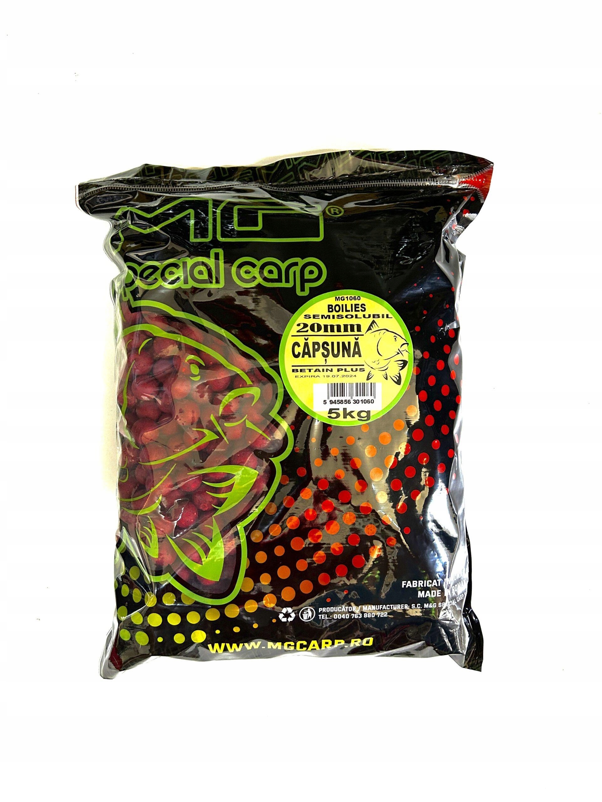 Kulki Zanętowe Truskawka Mg Carp 20 mm 5 kg Karp Amur Killer- Capsuna