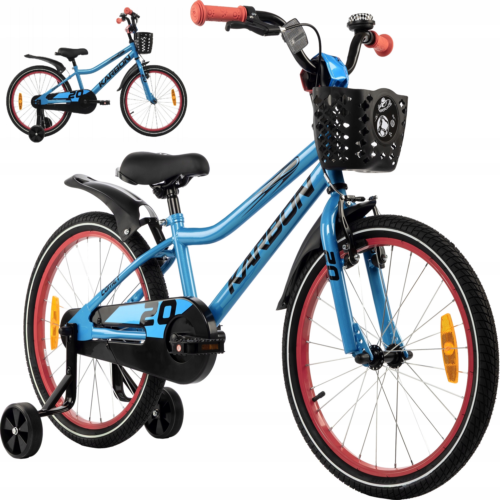 Rower dziecięcy Karbon Comet 20" niebieski