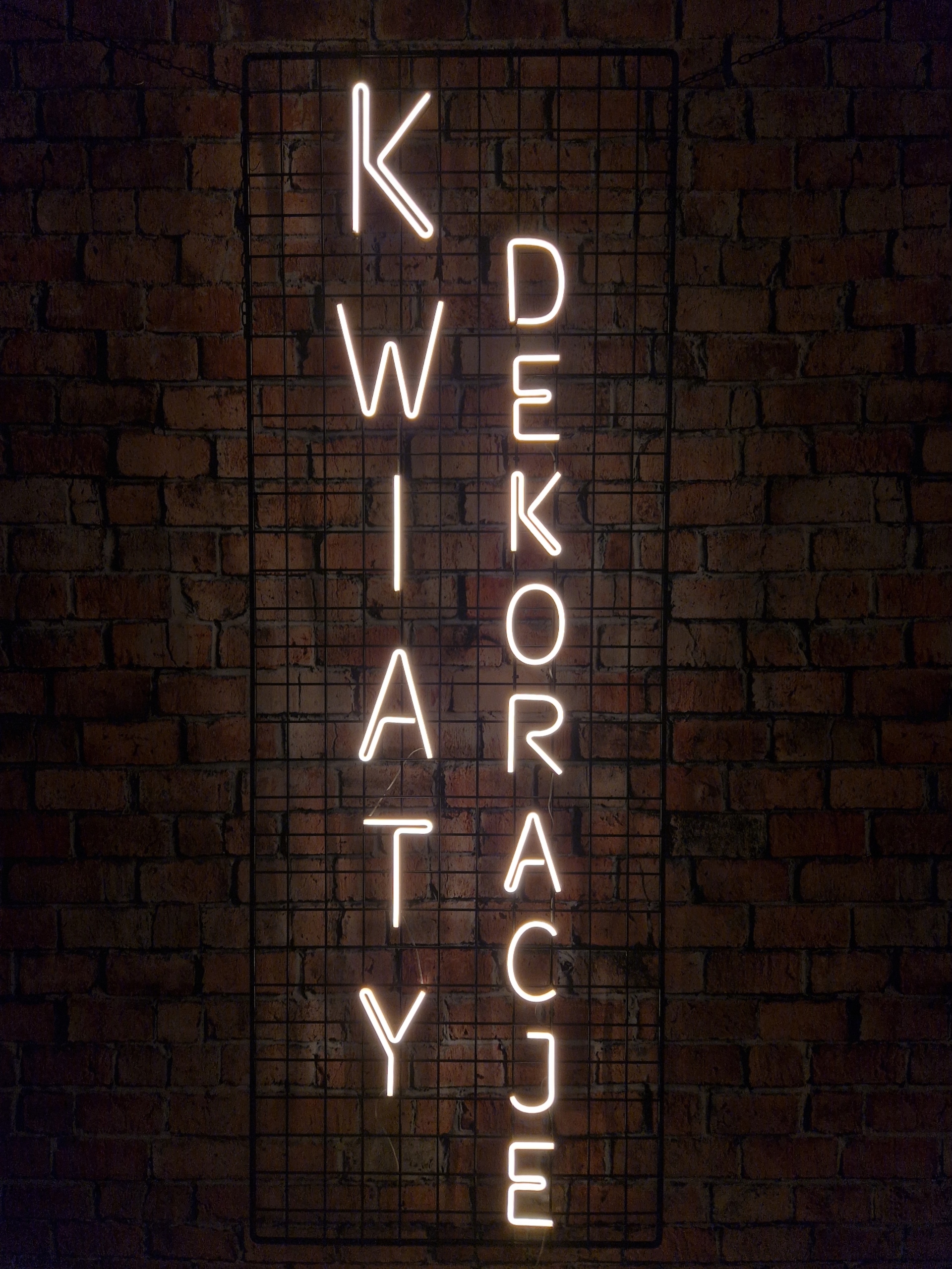 Neon na Kracie - Twoje LOGO NAPIS w stylu LOFT Marka inny