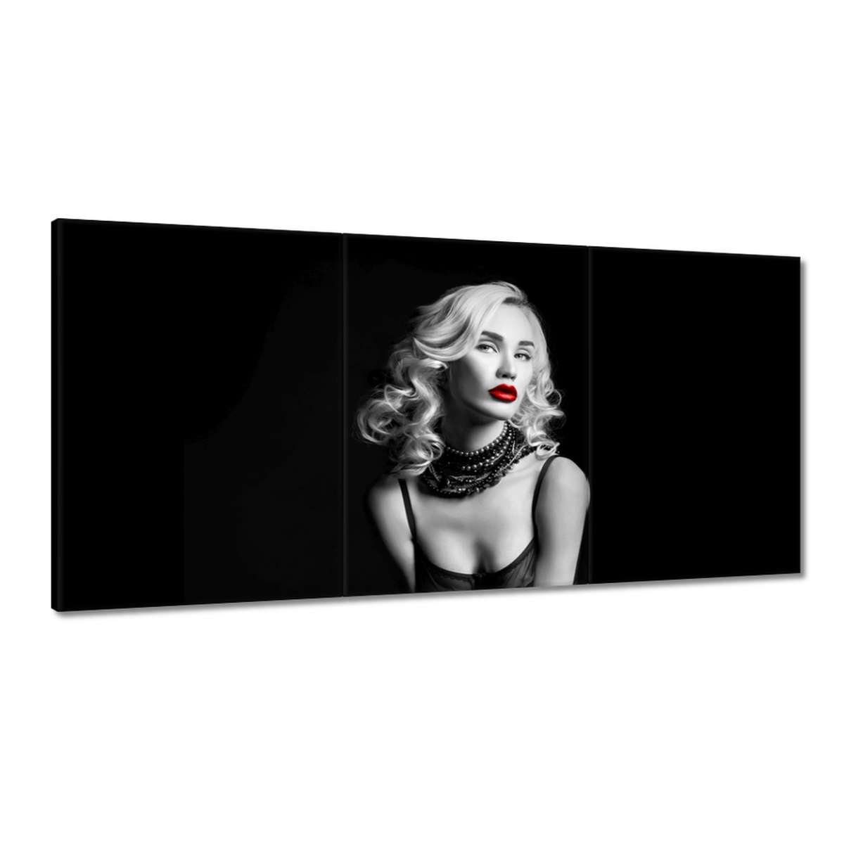 Obrazy 180x90 Laska s červenými ústami