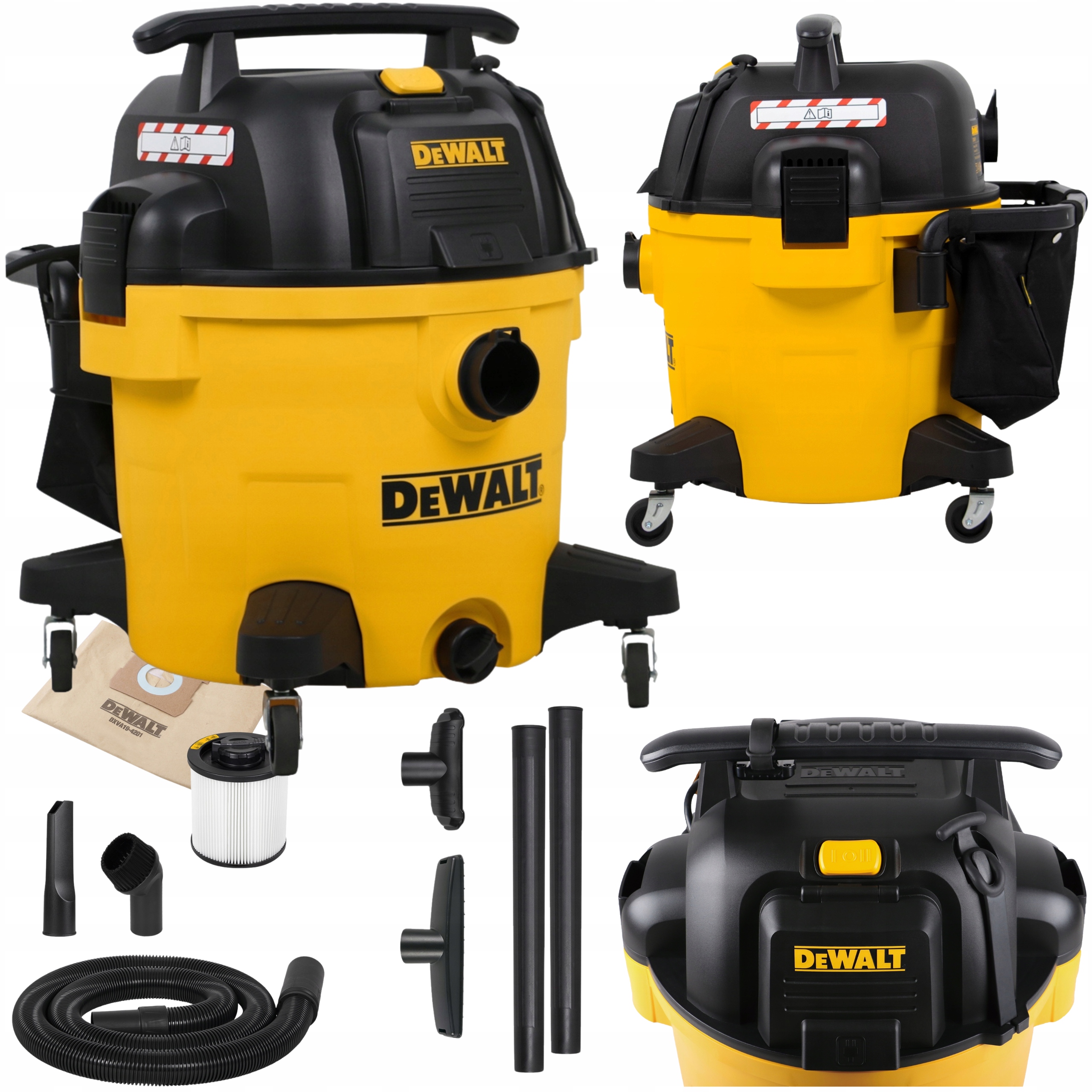 DeWALT odkurzacz przemysłowy sucho mokro dmuchawa 34L DXV34PTA