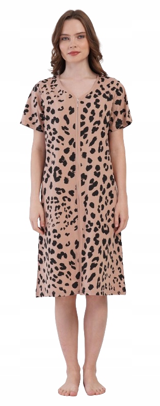 Bavlněný Župan Na Zip Panterka Župan Panterka 100% Bavlna XL