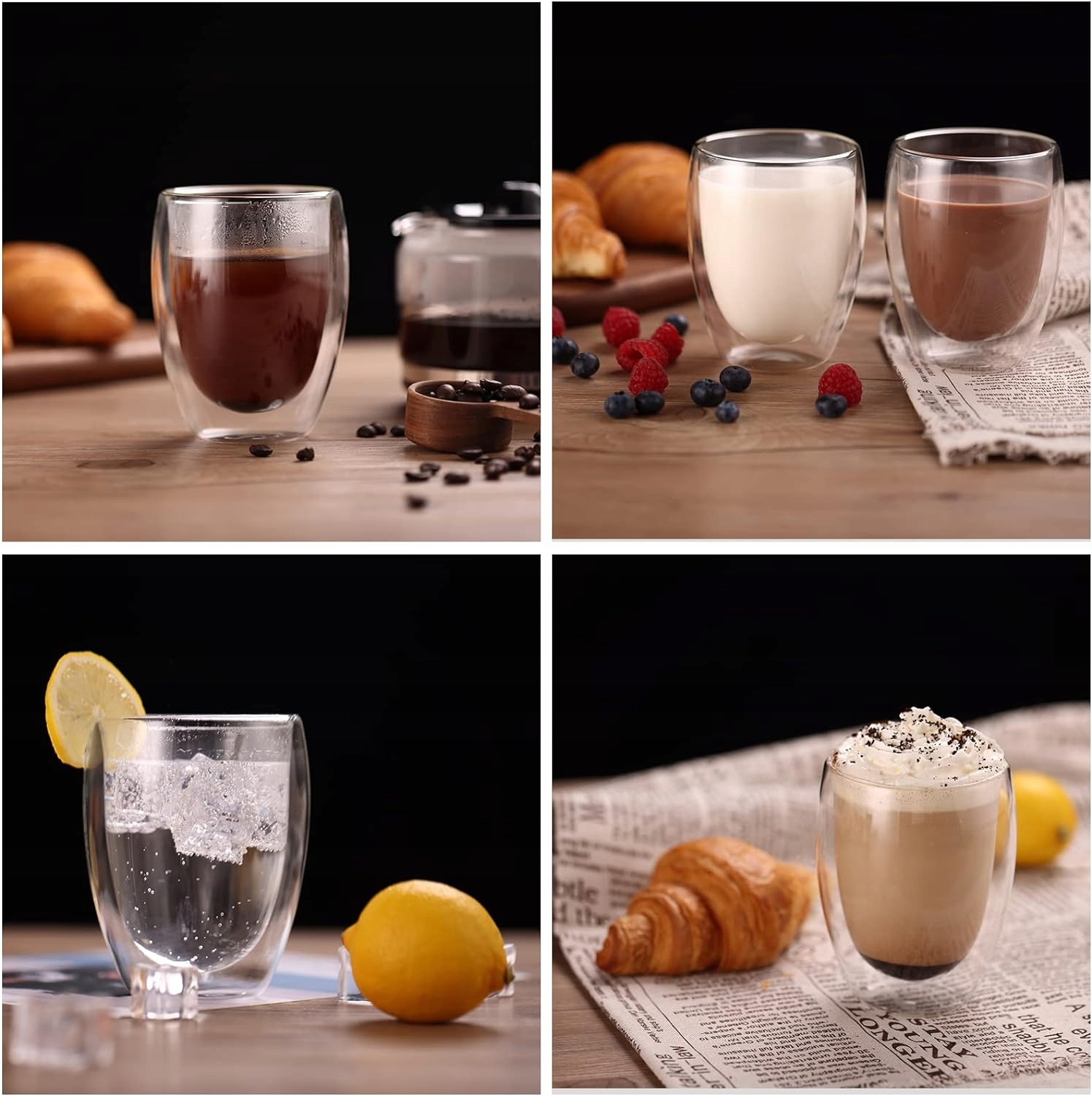 6x SZKLANKI TERMICZNE DO KAWY LATTE DRINKÓW 350ml EAN (GTIN) 5903686025815