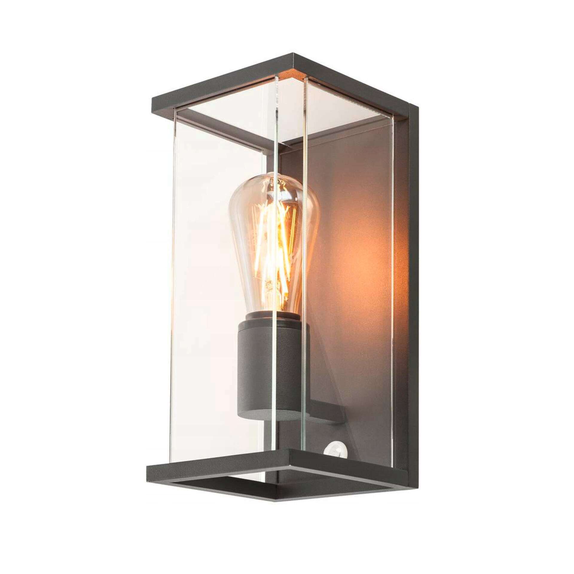 Slv Big White Quadrulo Sensor Wl E27 vonkajšie nástenné nadstavbové svietidlo