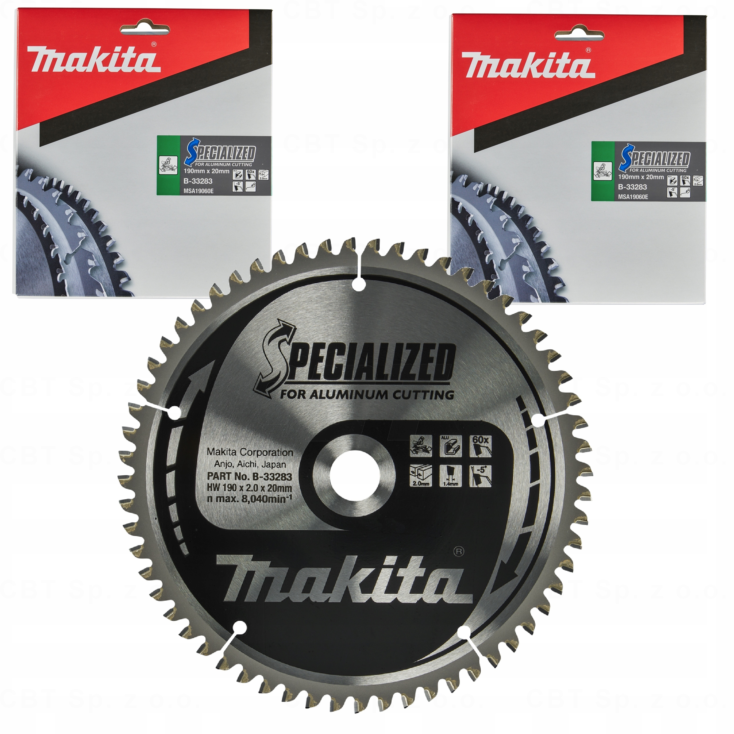 Řezný Kotouč Na Kov 190 X 20 MM, 60 Zubů, Speciální Kotoučová Pila T.c.t