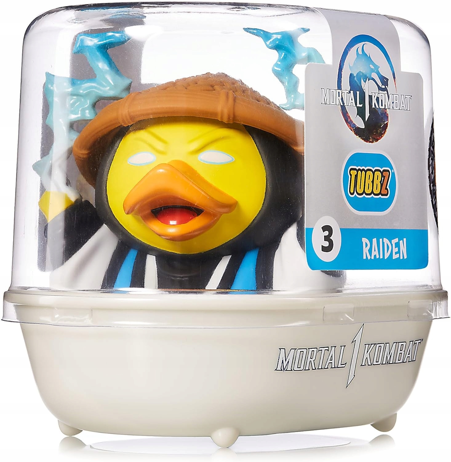 Tubbz Kačenka Figurka Numskull Bath Duck Mortal Kombat Raiden 9 CM