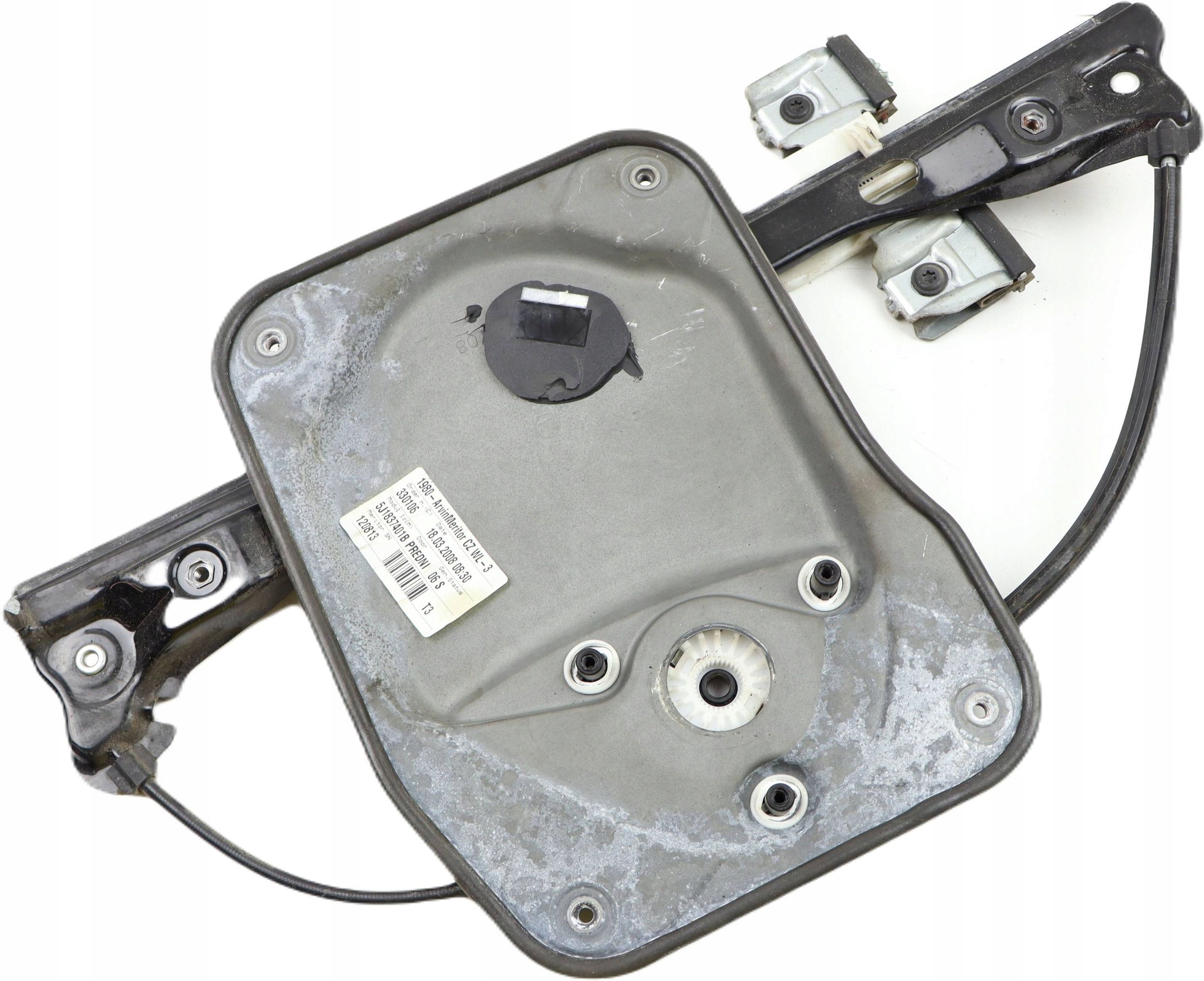 SKODA FABIA II 2 window regulator mechanism front front left 5J1837401B