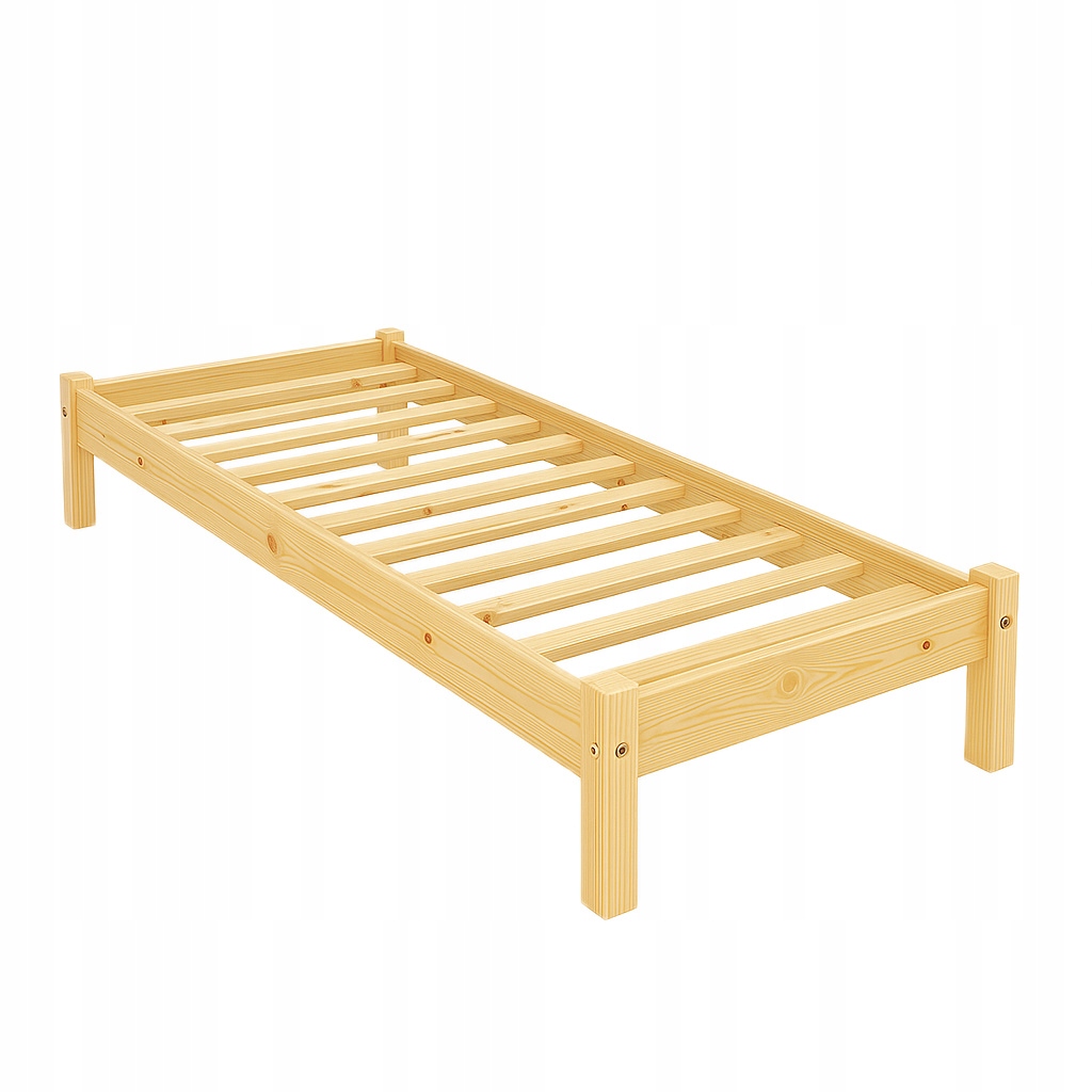Postel 80x200 Bez opěrky hlavy rošt Minimalistické Skandinávské Dřevěné