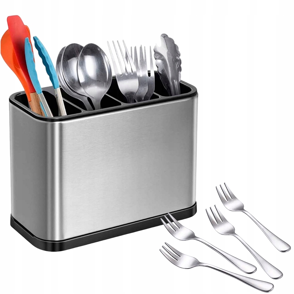 Levně Odkapávač Na Příbory, Nádobí, Sušička, Nádoba, Organizér, Černá Barva.