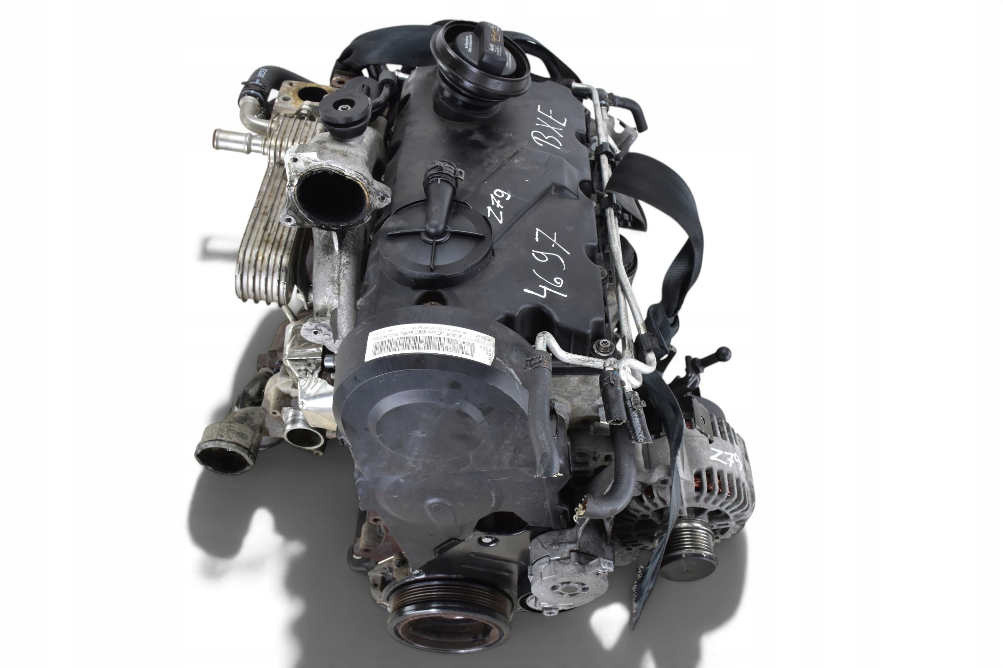 engine PASSAT B6 GOLF V TOURAN OCTAVIA II TOLEDO 1.9TDI 105KM BXE KOMPRESJA