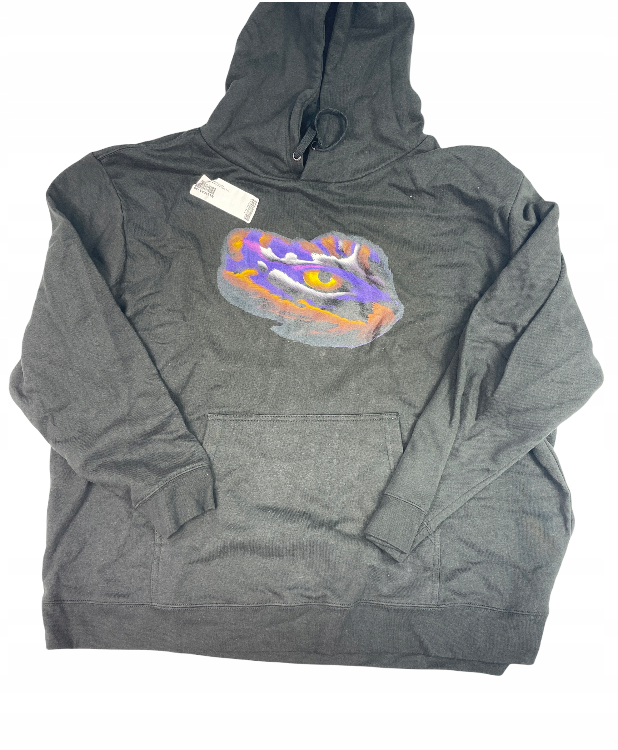 Černá pánská mikina s kapucí Lsu Tigers XXXXL