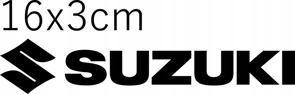 

Naklejka na samochód Suzuki 16x3cm