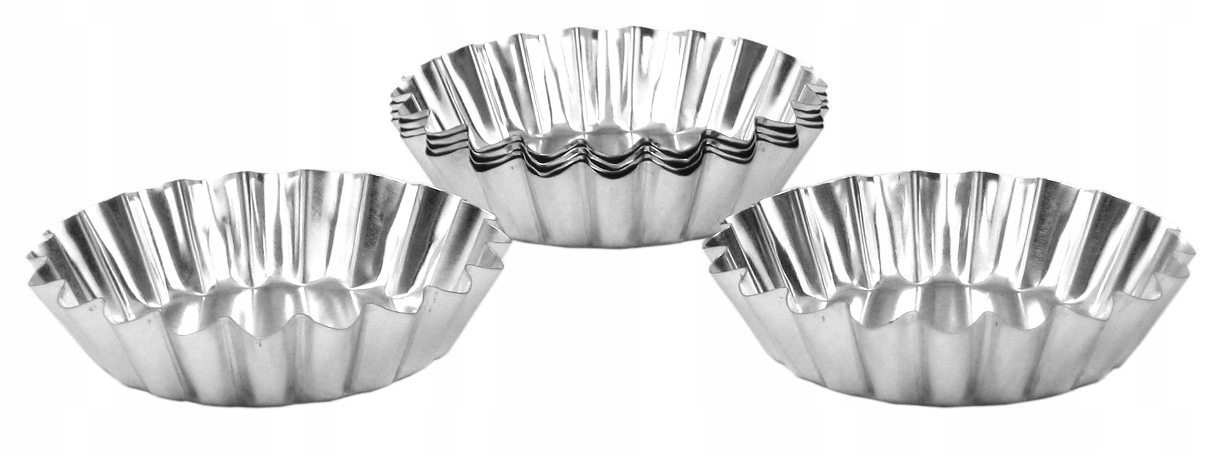 

Foremki Na Babeczki Muffinki 6 szt 90 mm Metalowe