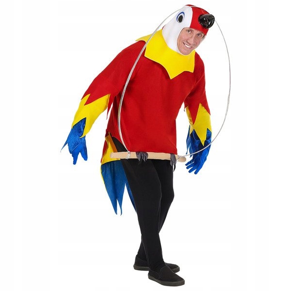 Kostým Barevný Papoušek, Papoušci, Pták, Karneval XL