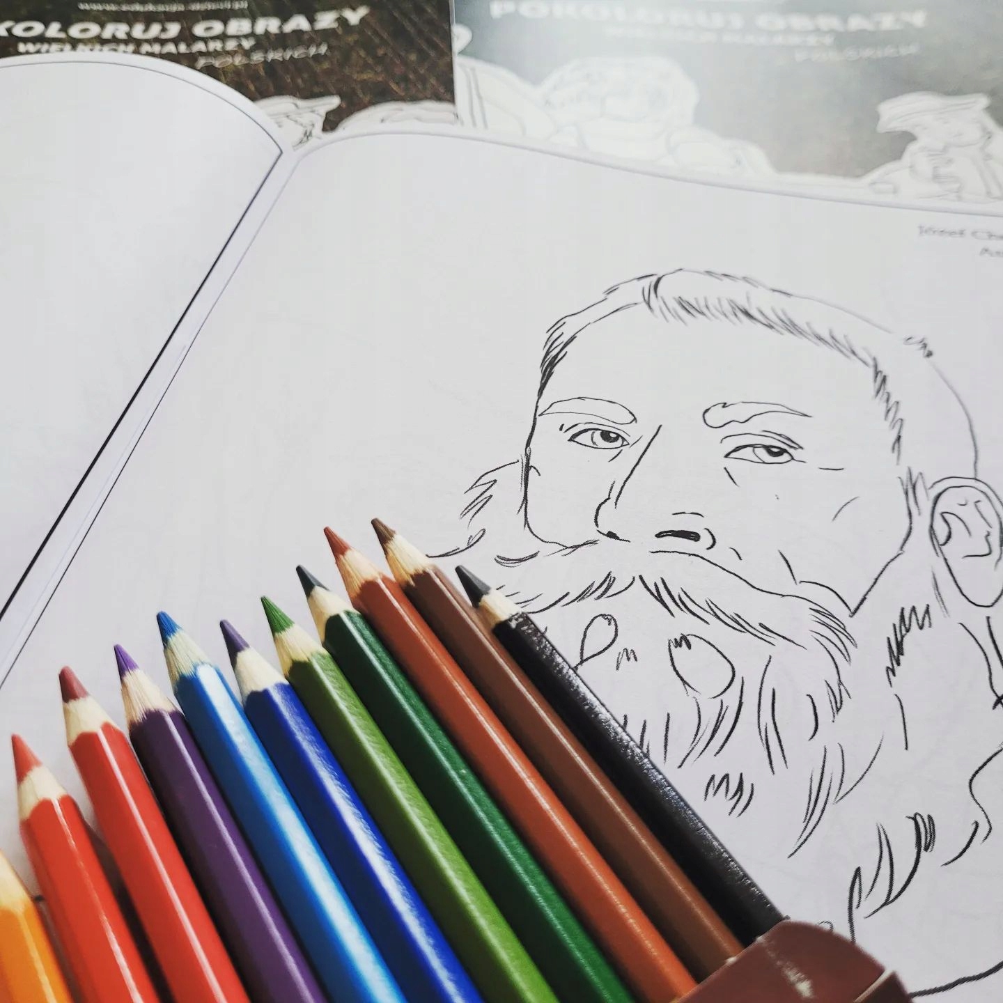 Pokoloruj obrazy POLSKICH malarzy Z NAKLEJKAMI Wydawnictwo edukacja-dzieci