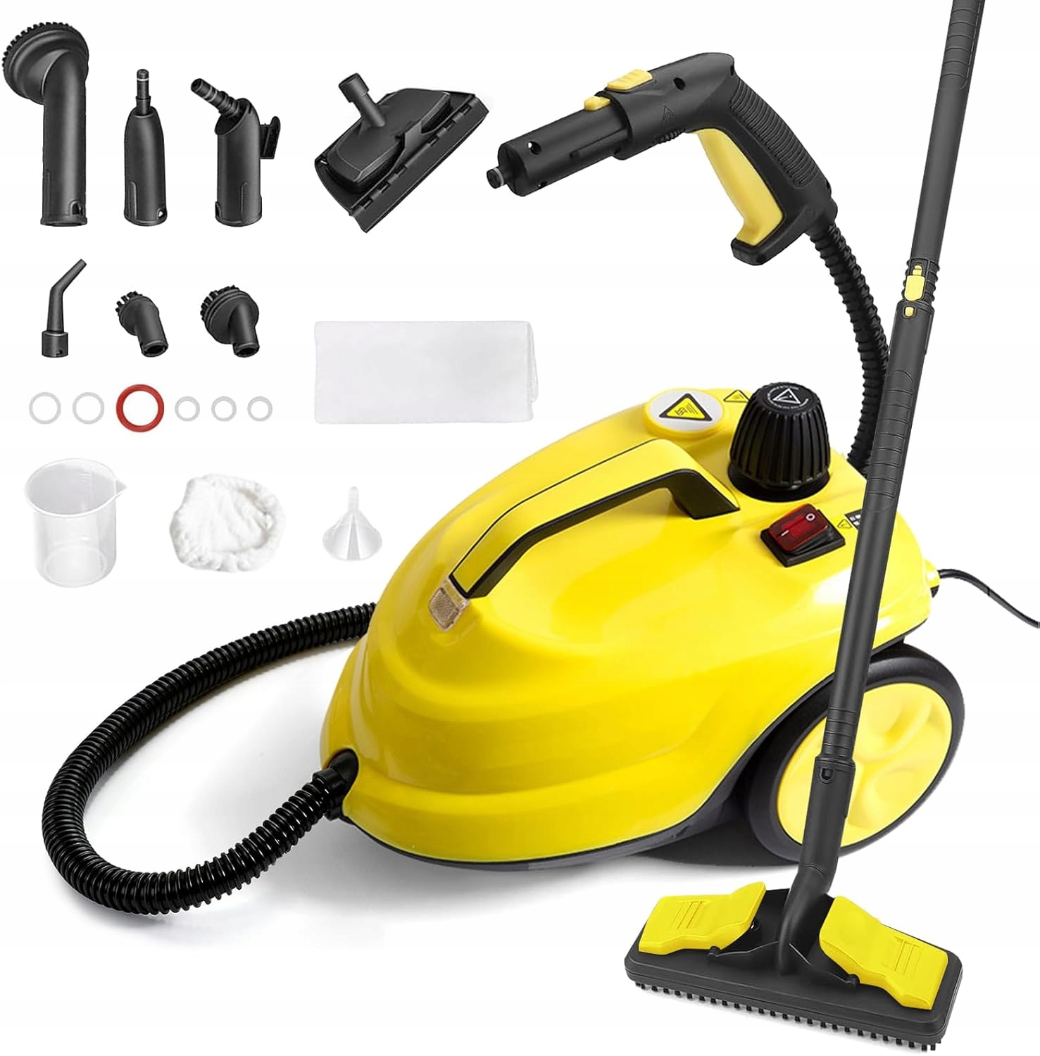 Myjka Parowa Mop Parowy Odkurzacz Czyścik Do Okien Fug Tapicerki Duży 2000W