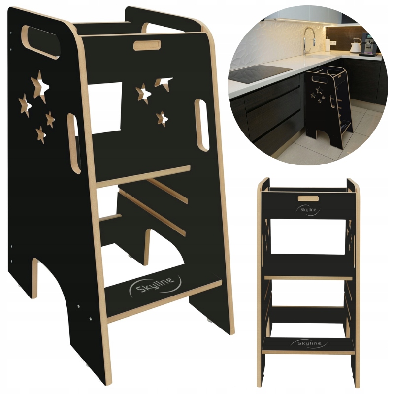 Pomocnik kuchenny Kitchen helper dla dziecka Solidny Regulacja PREMIUM PL