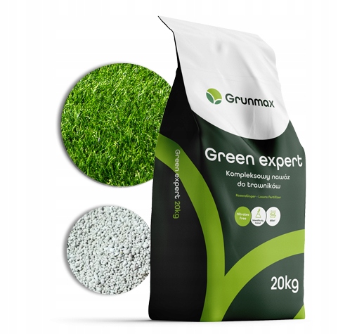 Grunmax Green expert dlouhodobě působící hnojivo pro trávy, Premium 20 kg