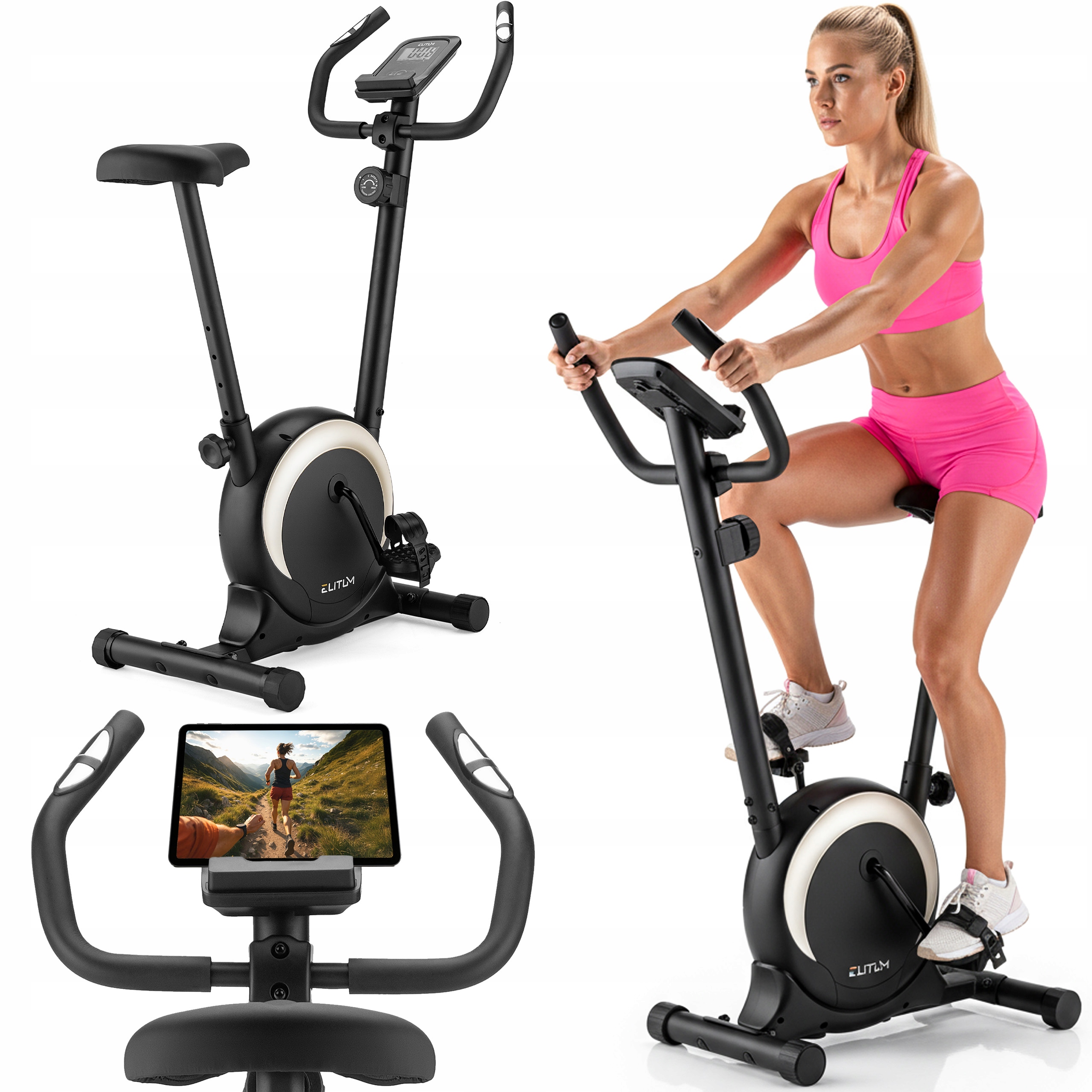 Rower Stacjonarny Magnetyczny Rowerek Do Ćwiczeń Treningowy Velox Elitum