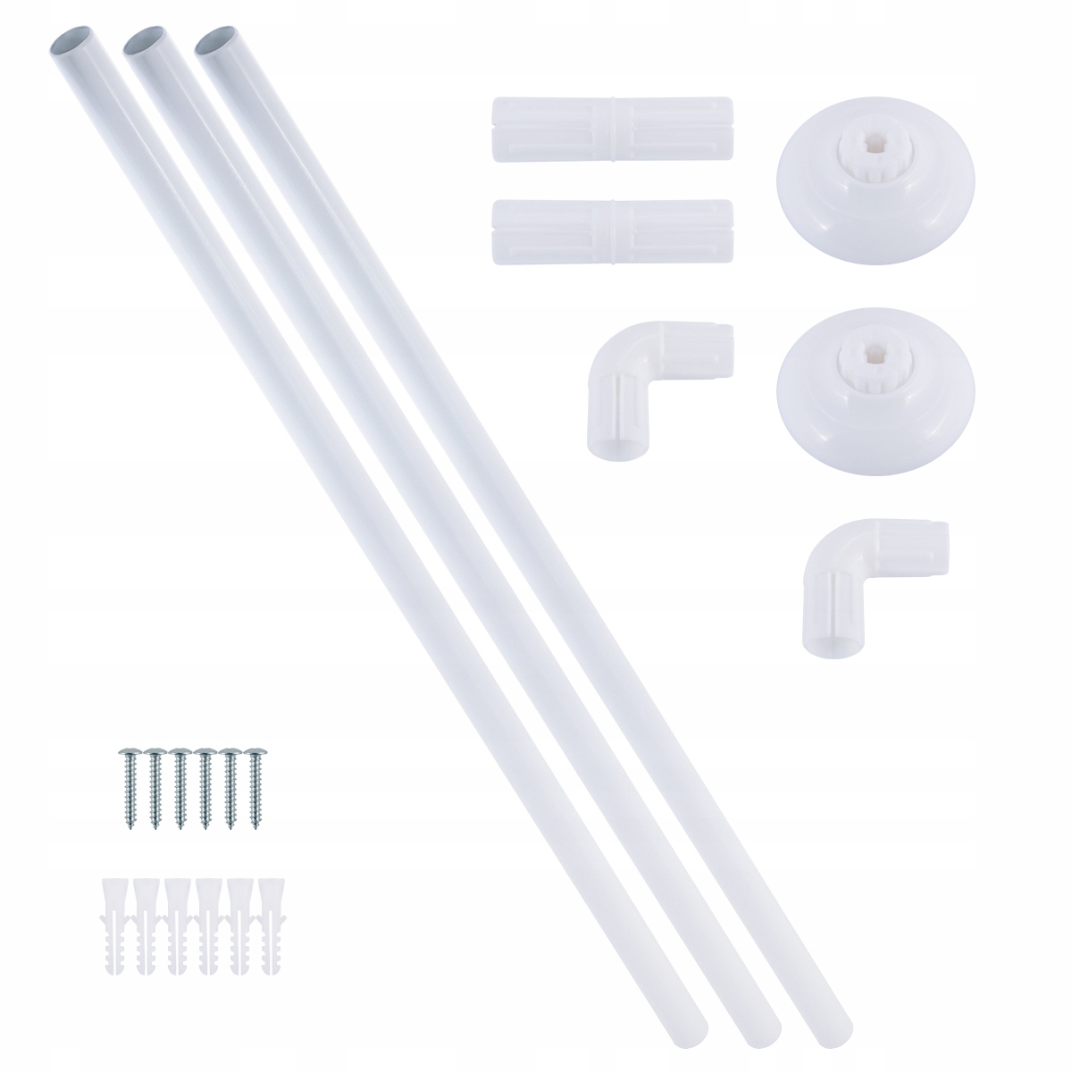 DRĄŻEK PRYSZNICOWY DO ZASŁONY KĄTOWY 90*90*90 cm