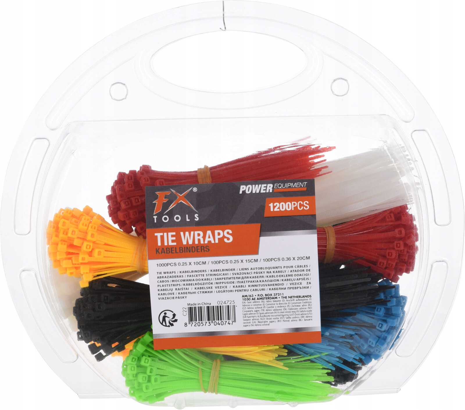 

Opaski Zaciskowe Trytytki Kablowe Zestaw 1200 Szt