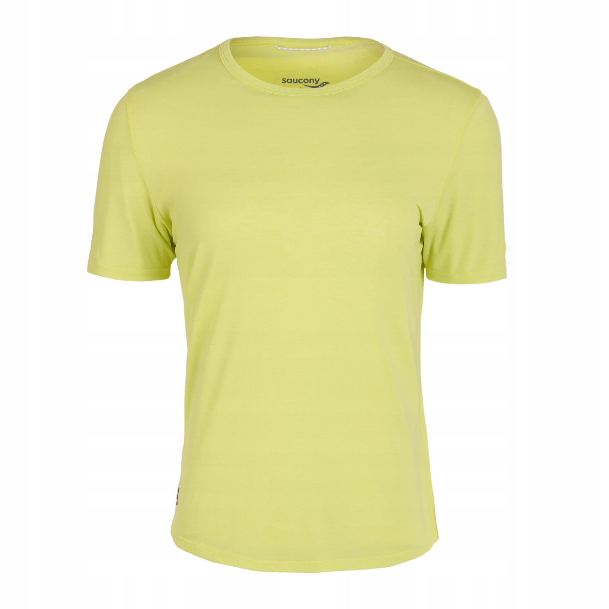 Dámské běžecké tričko Saucony Stopwatch Ss sunny lime heather