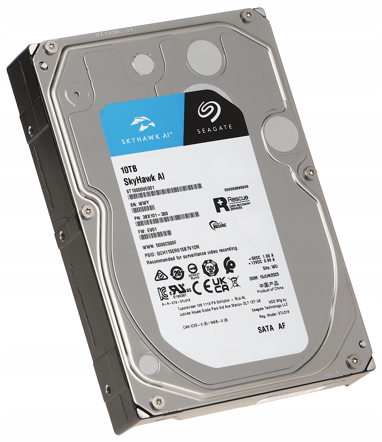 Disk Seagate SkyHawk Ai 10TB ST10000VE001
