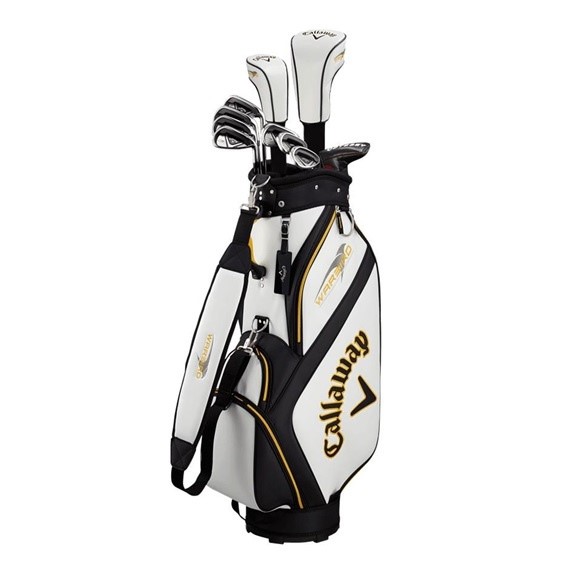 Sada golfových holí Callaway Warbird, 10 holí s taškou, ocel stiff set