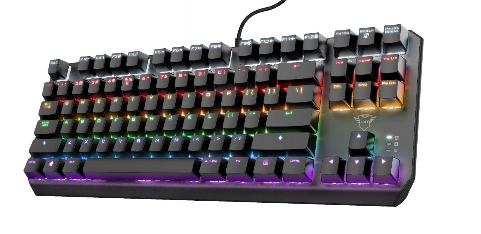 Trust GXT834 Callaz/ Drôtová Usb/ Us layout/ Čierna 24404