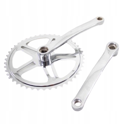 Chromowana korba Merkloos Vinty 46T