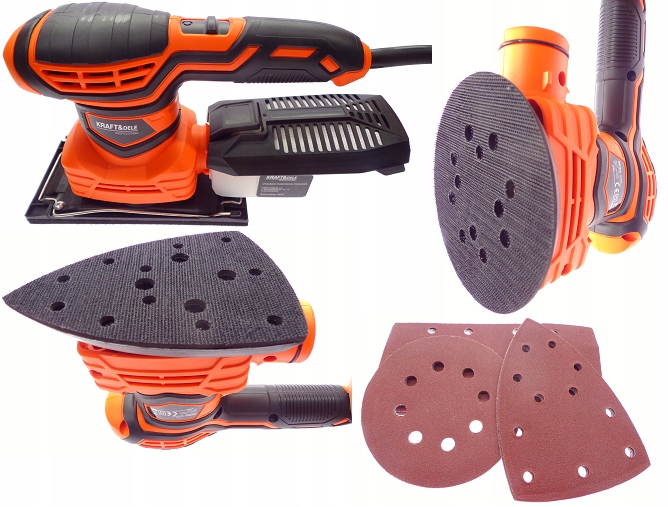 

Szlifierka Mimośrodowa 125mm Oscylacyjna 1200W 3w1