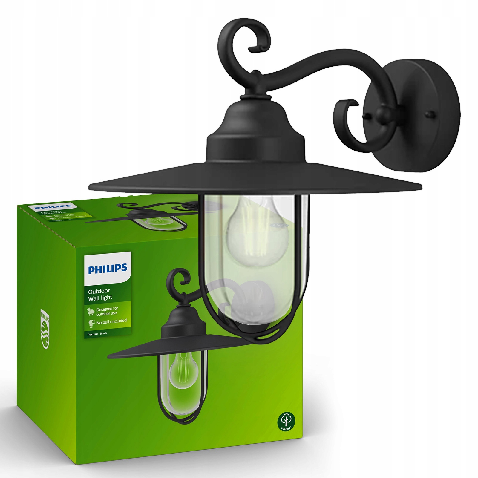 Venkovní nástěnné svítidlo Philips Pasture Fasádní lampa E27 Led Lampa