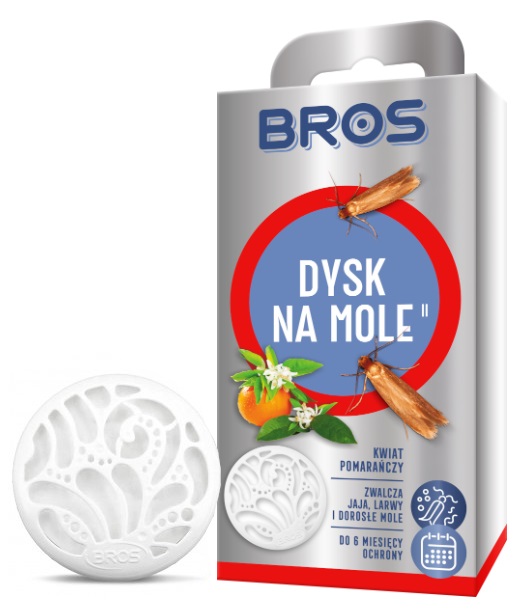 

Bros dysk do szafy na mole odzieżowe pomarańcza