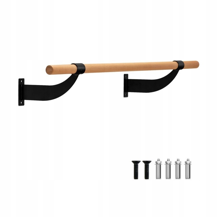 Drążek baletowy ścienny drewniany 120 cm