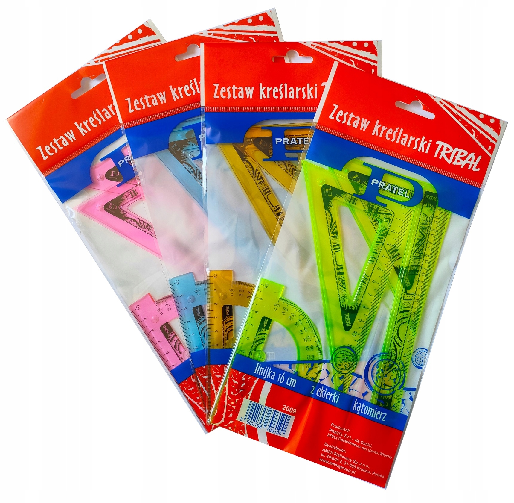 Zestaw Geometryczny Pratel Tribal 4 elementy Marka Pratel